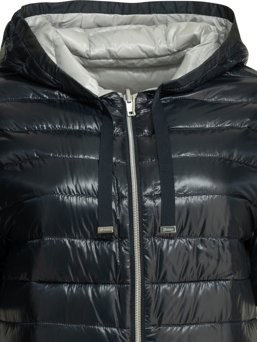 Herno Reversible Short Down Jacket Jackets and Coats - Blue | c8f1beb7c5d1d2f9abecfba2d615e3e8424a0f1a