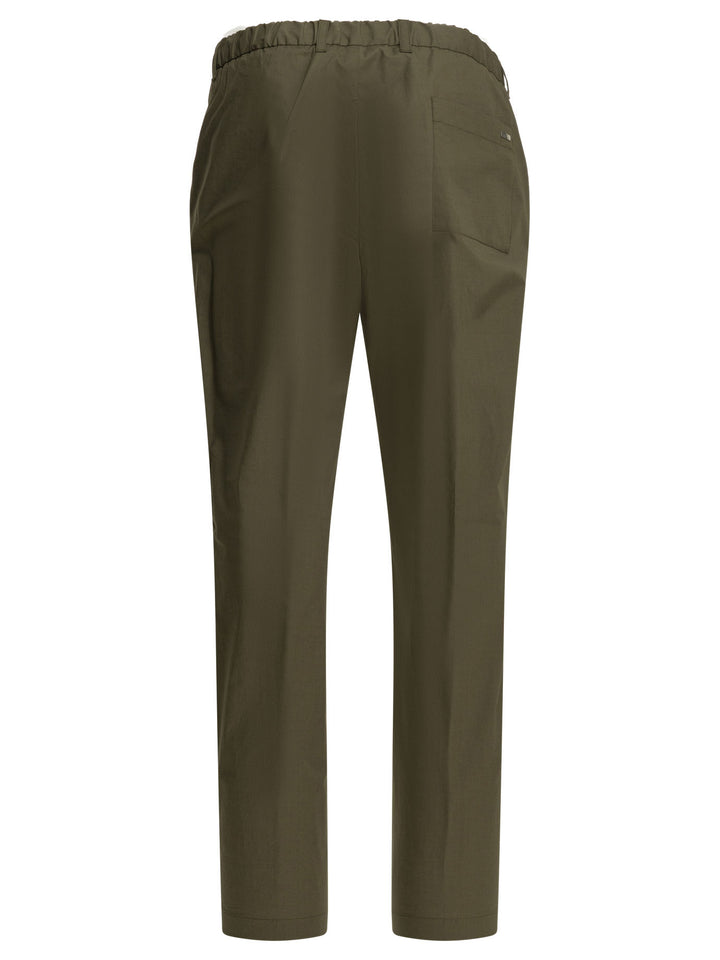 Herno Casual Cotton Pants Trousers - Green | 003d996c53f781251e89c951dcbc353f7a83b389