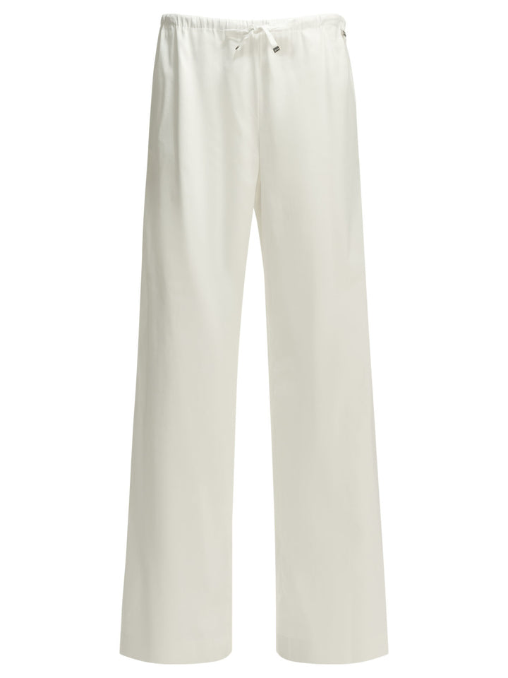 Herno Casual Cotton Pants Trousers - White | 3c8b37d3c8277e95fc8643680c154a9a07356923