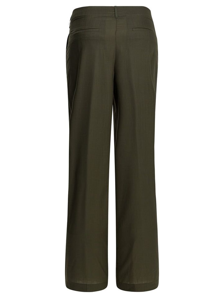 Herno Wool Tailored Pants Trousers - Green | 19a8678d13ea9db9bee909bcdbbfd71d0a0e2650