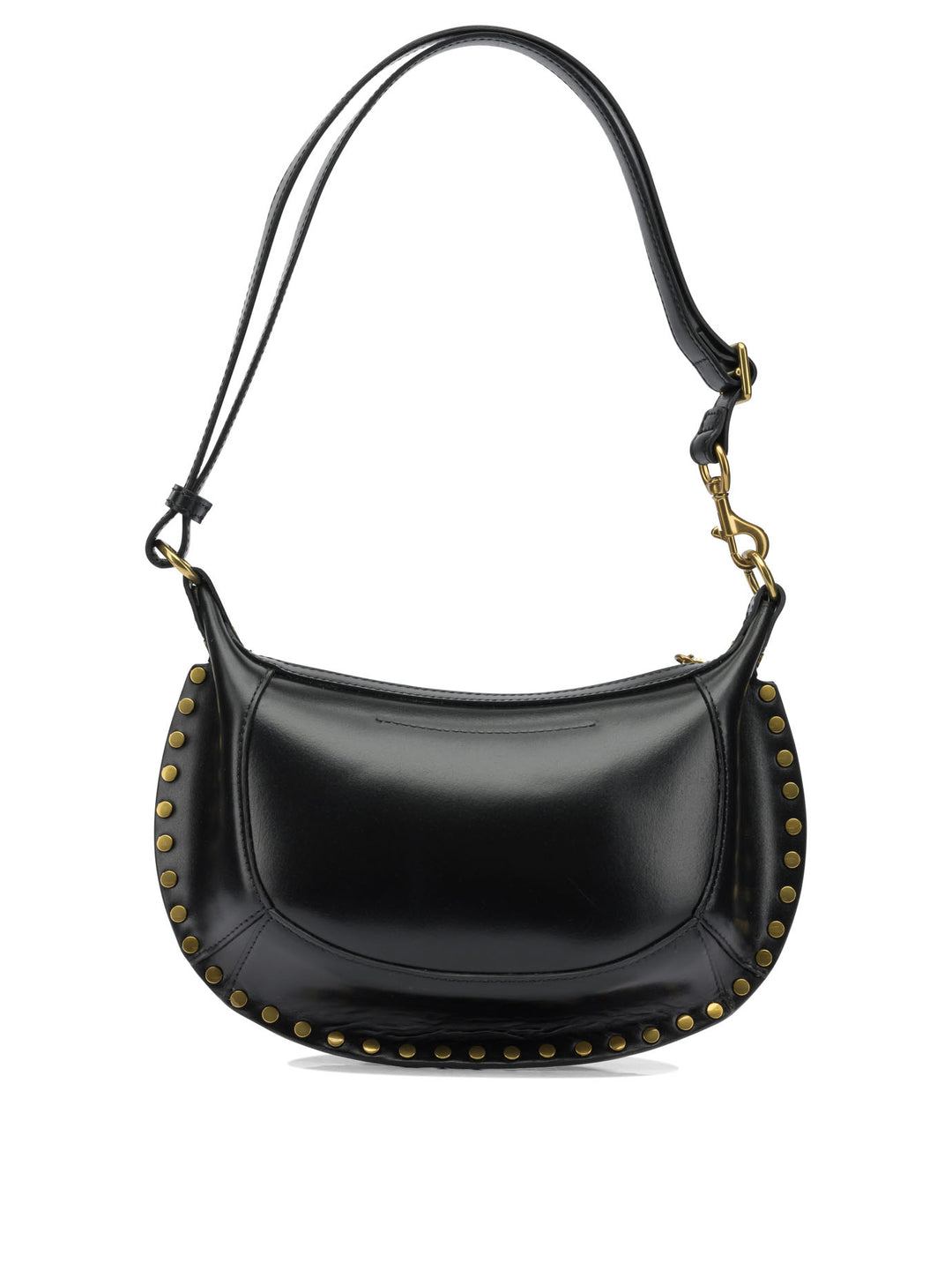 Isabel Marant Oskan Moon Shoulder Bags - Black | 5c9231a4af0fde203373c0d81000e5cc4d6d6a3e