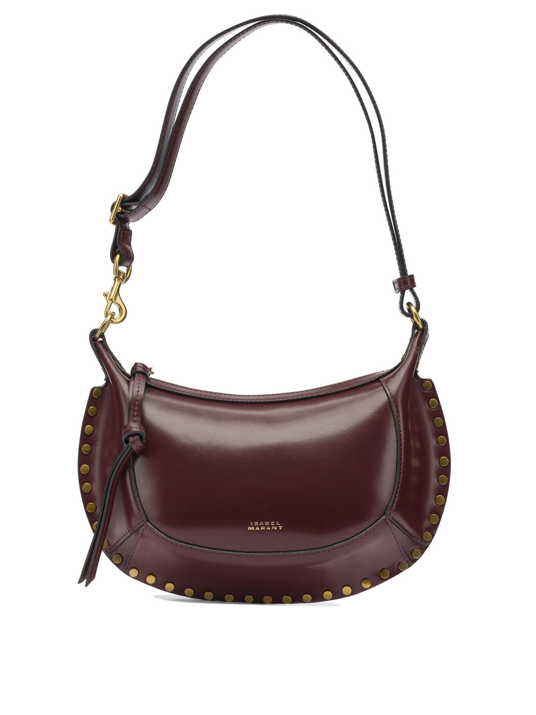 Isabel Marant Oskan Moon Shoulder Bags - Bordeaux | 1628c752d4691c82ba3db374102bfd5f1522f20f