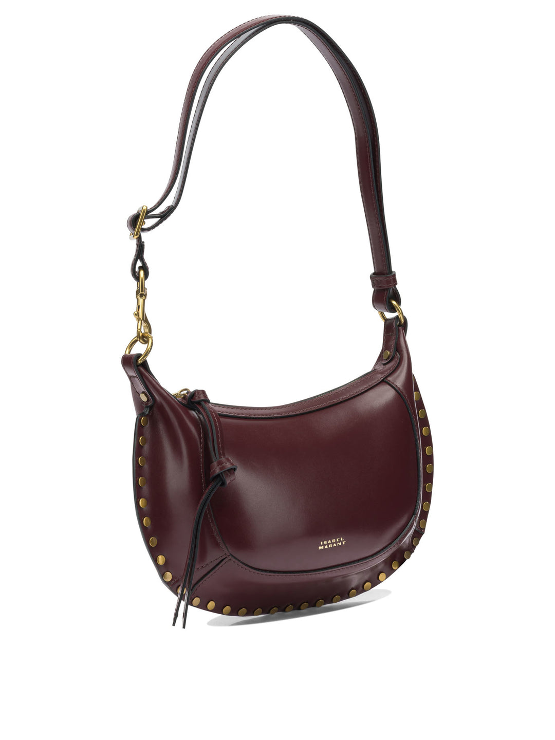 Isabel Marant Oskan Moon Shoulder Bags - Bordeaux | cb50e0f883a03794375c26fc97efc5e03b8e9765