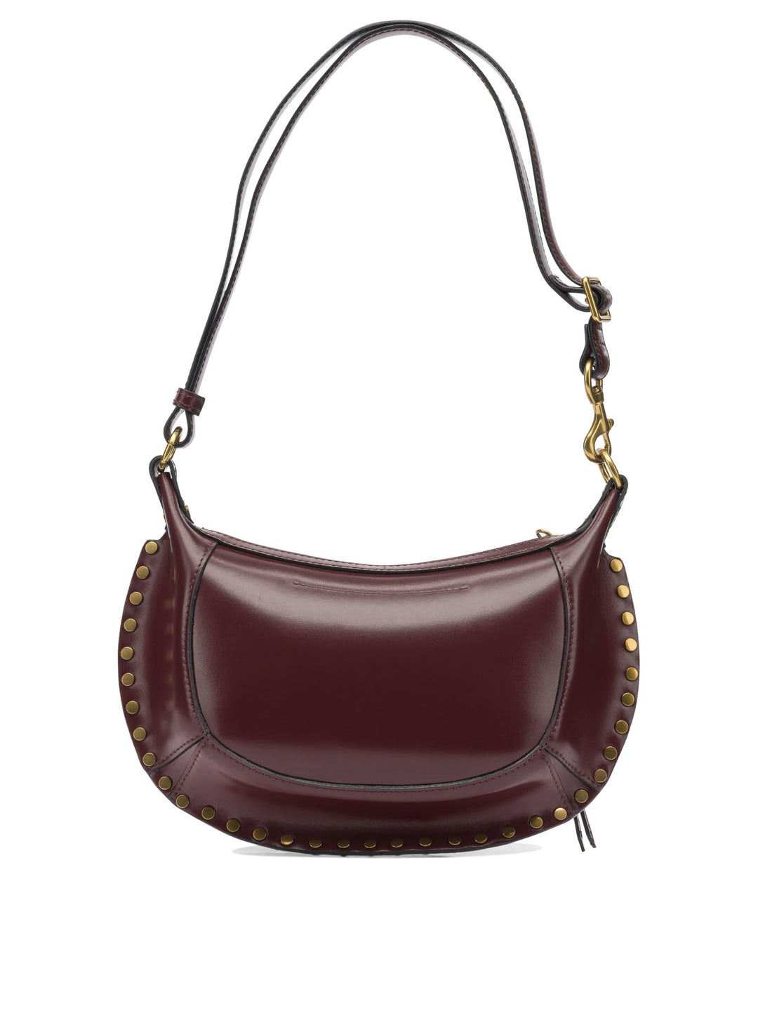 Isabel Marant Oskan Moon Shoulder Bags - Bordeaux | b661223117a9f8bc49e3d222d30a5130f1fb241a