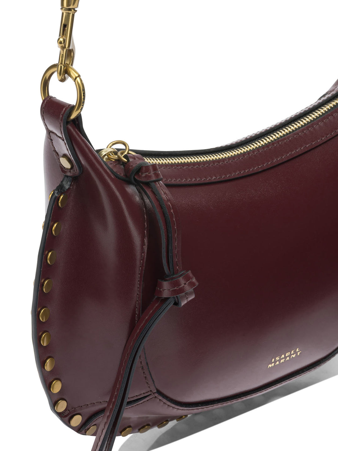 Isabel Marant Oskan Moon Shoulder Bags - Bordeaux | 4da60f33cb6b0aa1adc1dc2932625e0436fdf367