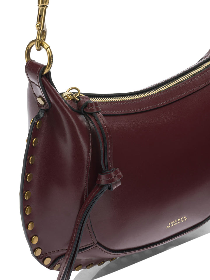 Isabel Marant Oskan Moon Shoulder Bags - Bordeaux | 4da60f33cb6b0aa1adc1dc2932625e0436fdf367