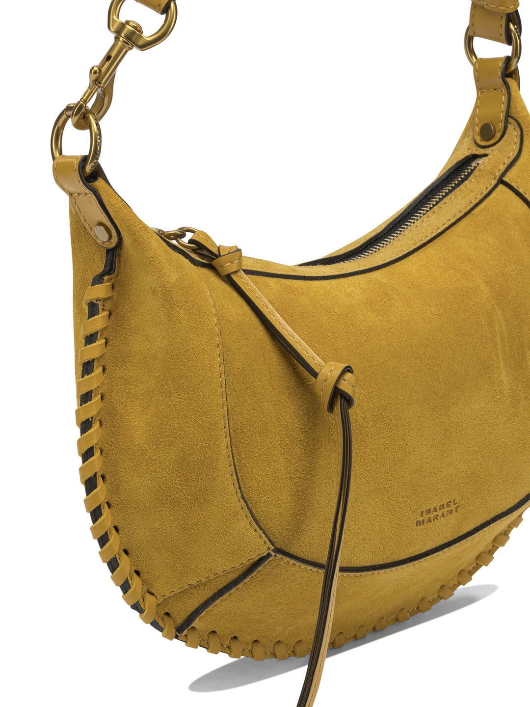 Isabel Marant Oskan Moon Shoulder Bags - Yellow | 2c3b6c169221b1a8c4a44a89b962104b2fc2e37a