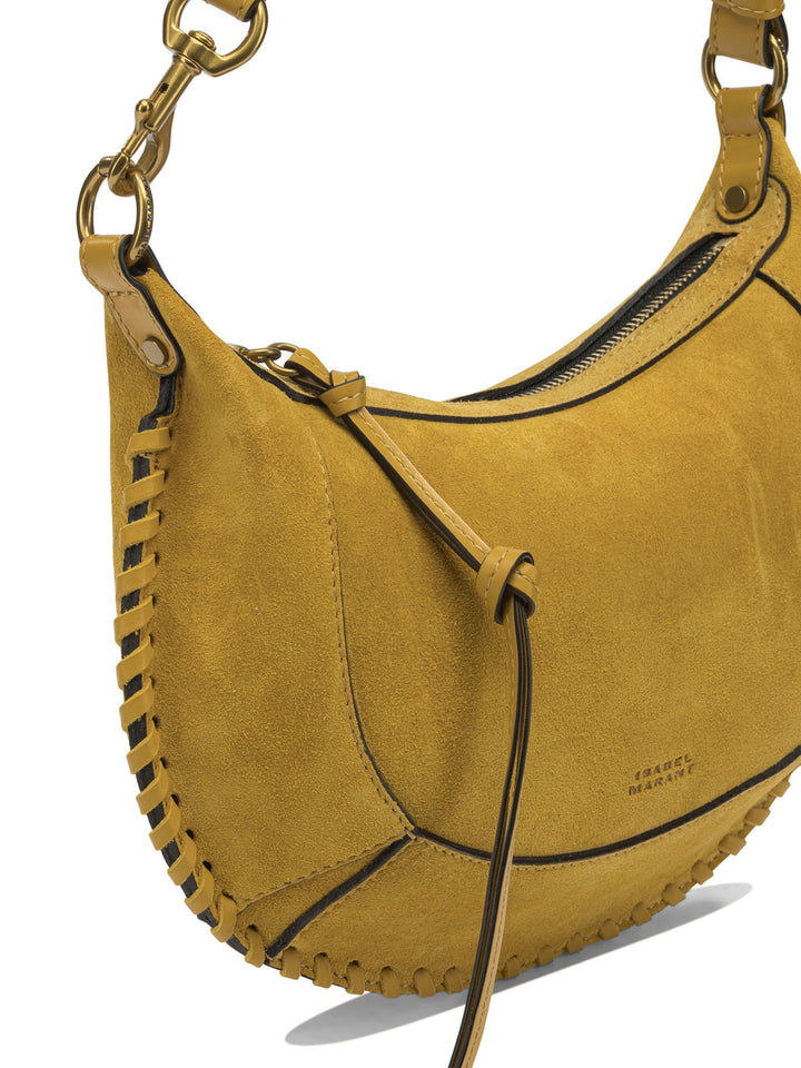 Isabel Marant Oskan Moon Shoulder Bags - Yellow | 2c3b6c169221b1a8c4a44a89b962104b2fc2e37a