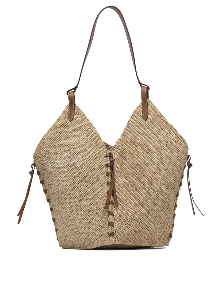 Isabel Marant Tampa Shoulder Bags - Beige | a771e8fe0be6e7215ea805dabaa3988589c13b45