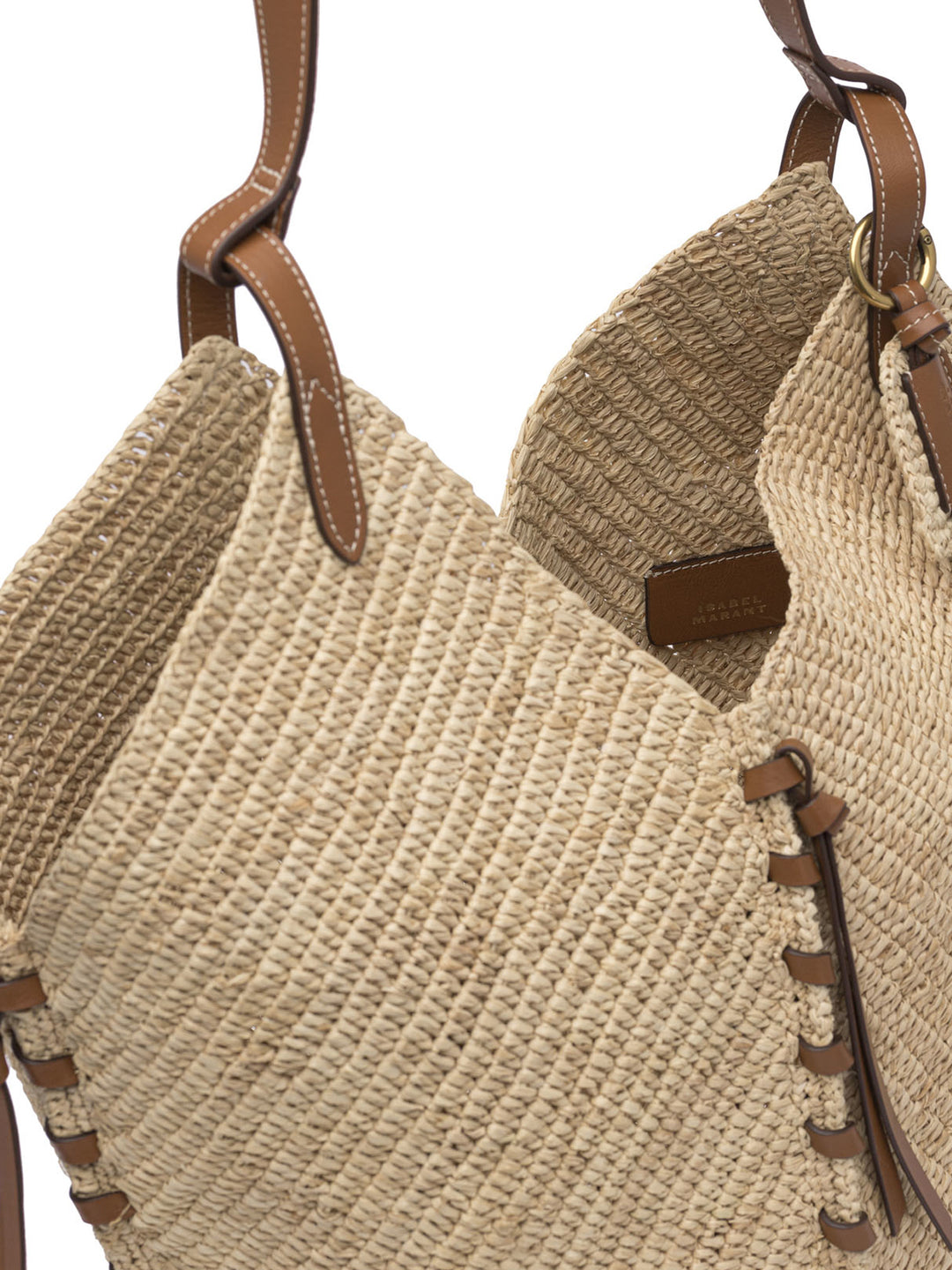 Isabel Marant Tampa Shoulder Bags - Beige | 110de2e8c1ffbdd0a3b9cd7d02d18037df66fb22
