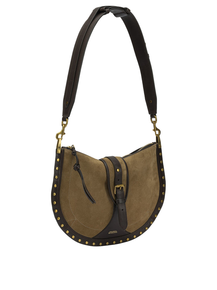 Isabel Marant Oskan Hobo Soft" Medium Shoulder Bag Shoulder Bags - Beige | 294f2598b3a5c1904e4d56c05d662d041e998a60