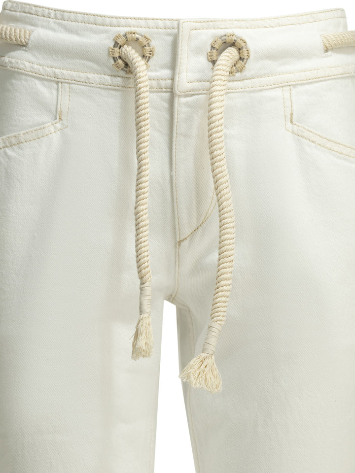 Isabel Marant Alison Jeans - White | 477e74c13a50d39bd9ecf72d224117a51a4a802b