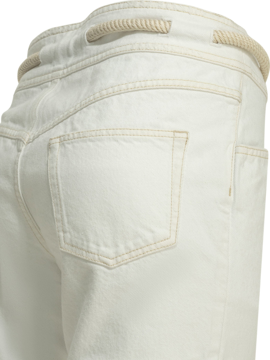 Isabel Marant Alison Jeans - White | 02172a1ae26c24c6f8c9b6c2ce161403c693b90e