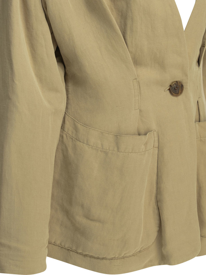 Isabel Marant Soraya Jackets and Coats - Beige | 635cfb74269fb4ab9e27761eda31d2f7c71313cd