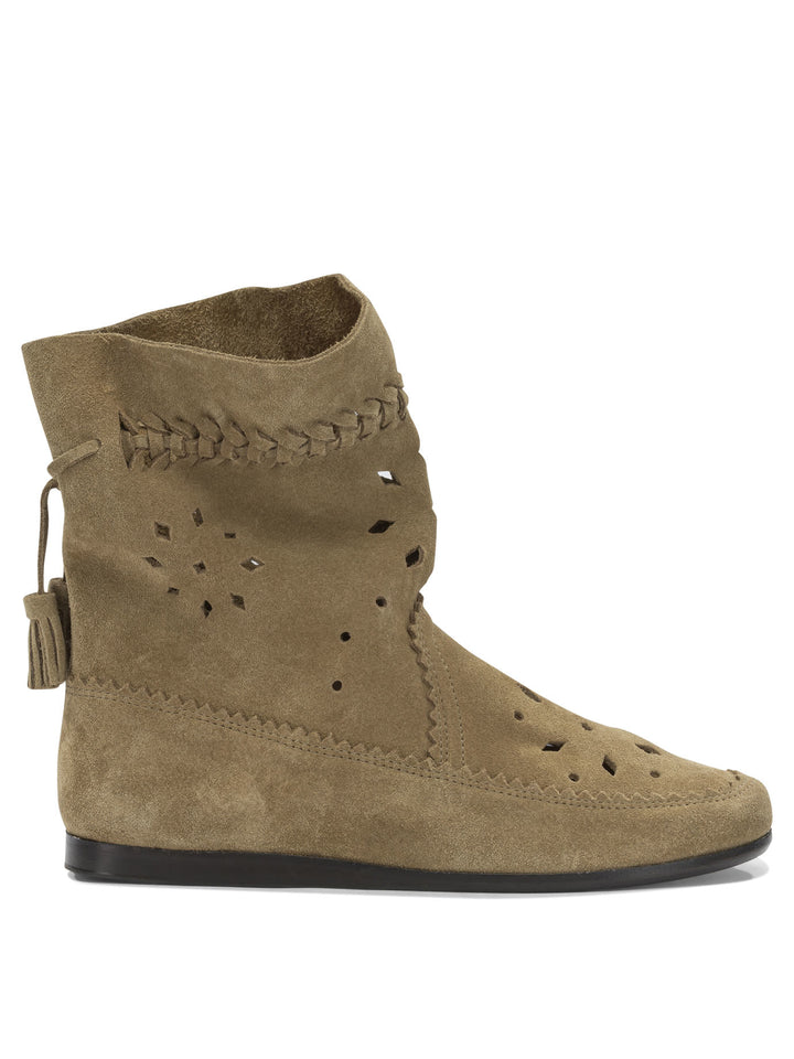 Isabel Marant Woosta Boots and Ankle Boots - Beige | dffe1b22cb118b112e964a0042f02c4863c22a08