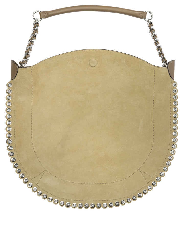 Isabel Marant Oskan Hobo Soft Shoulder Bags - Beige | 121f744a71280e79f790ce5932cf4c08afcc9a64