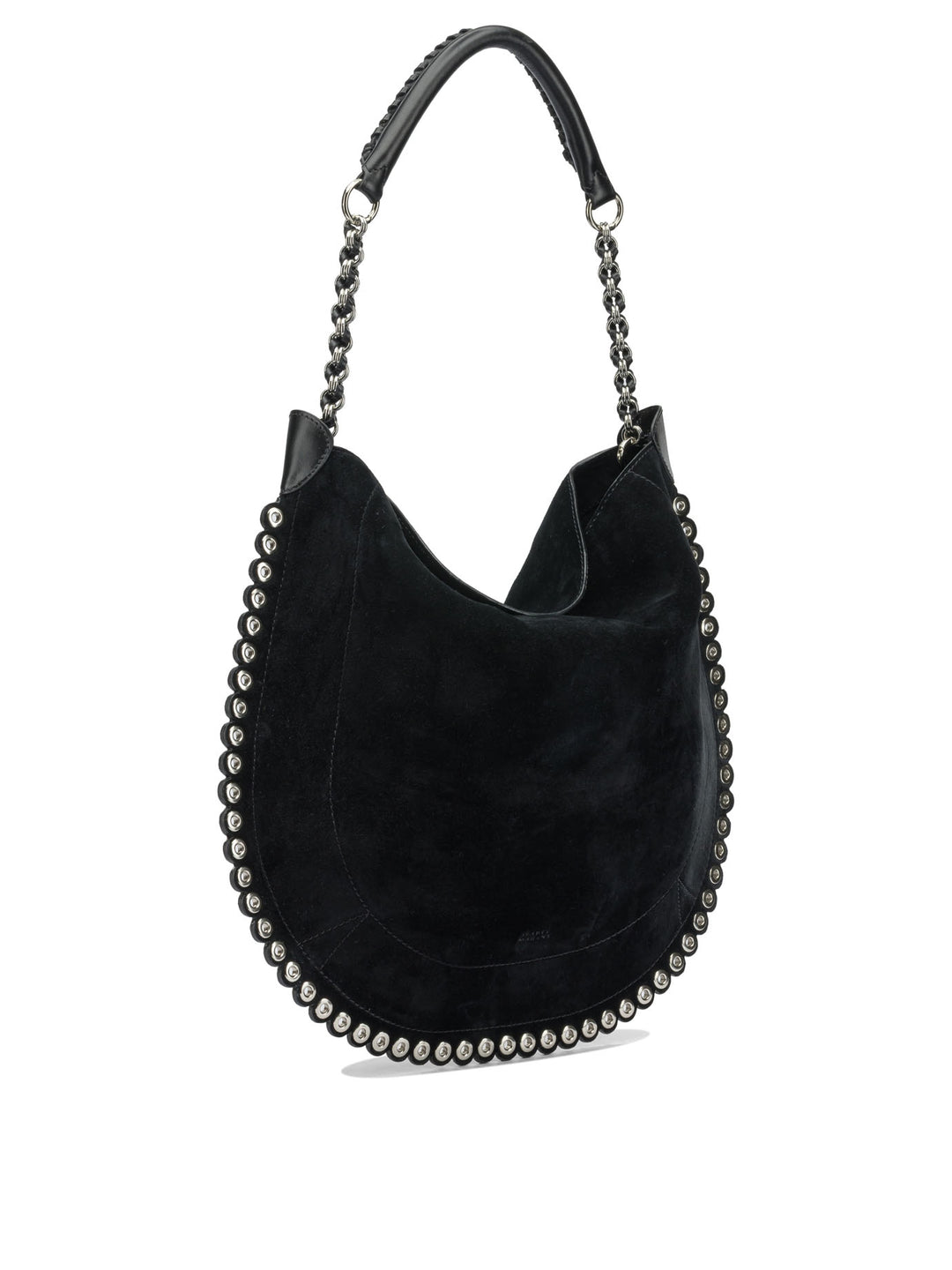 Isabel Marant Oskan Hobo Soft Shoulder Bags - Black | b7e8a846f1ec0344fac6143b920150faed471a47