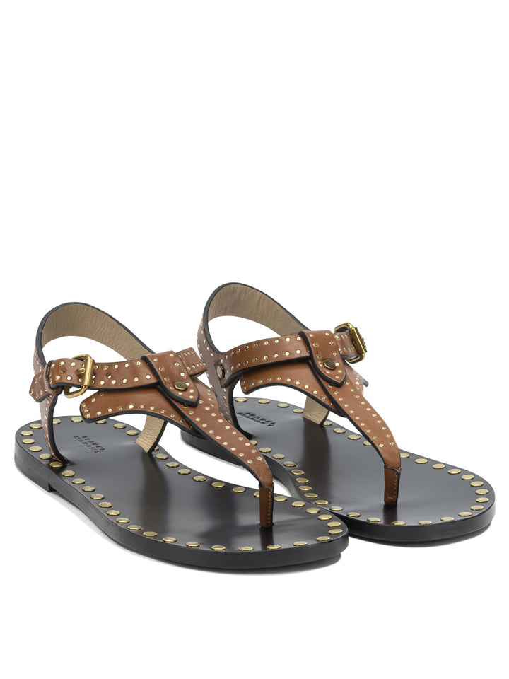 Isabel Marant Joonya Sandals - Brown | 05f41e475b0c92ca806f70c97ed2cd05330154ab