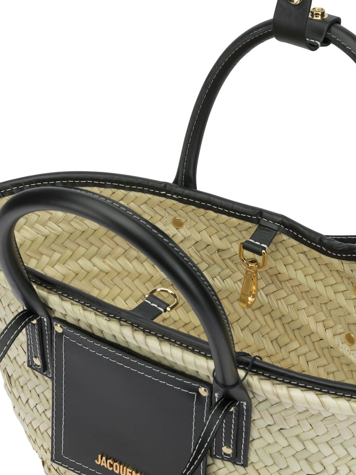 Jacquemus Le Petit Panier Soli Handbags - Black | bdd8d27fa42dce1df6a9485d90ffc6ca9634fd70