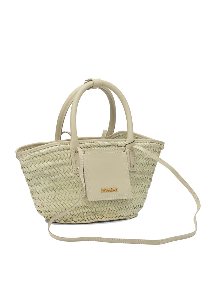 Jacquemus Le Petit Panier Soli Handbags - White | 0acf5ef74dd58920788bbe75ee706551154481d9