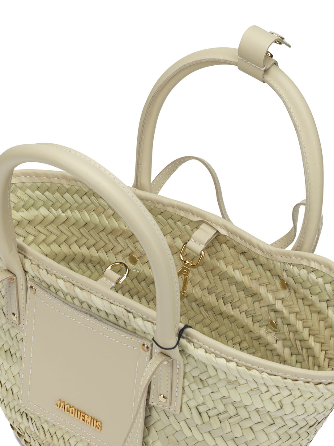 Jacquemus Le Petit Panier Soli Handbags - White | 6da29680db055be0d41aa7a136642034fa3222d3