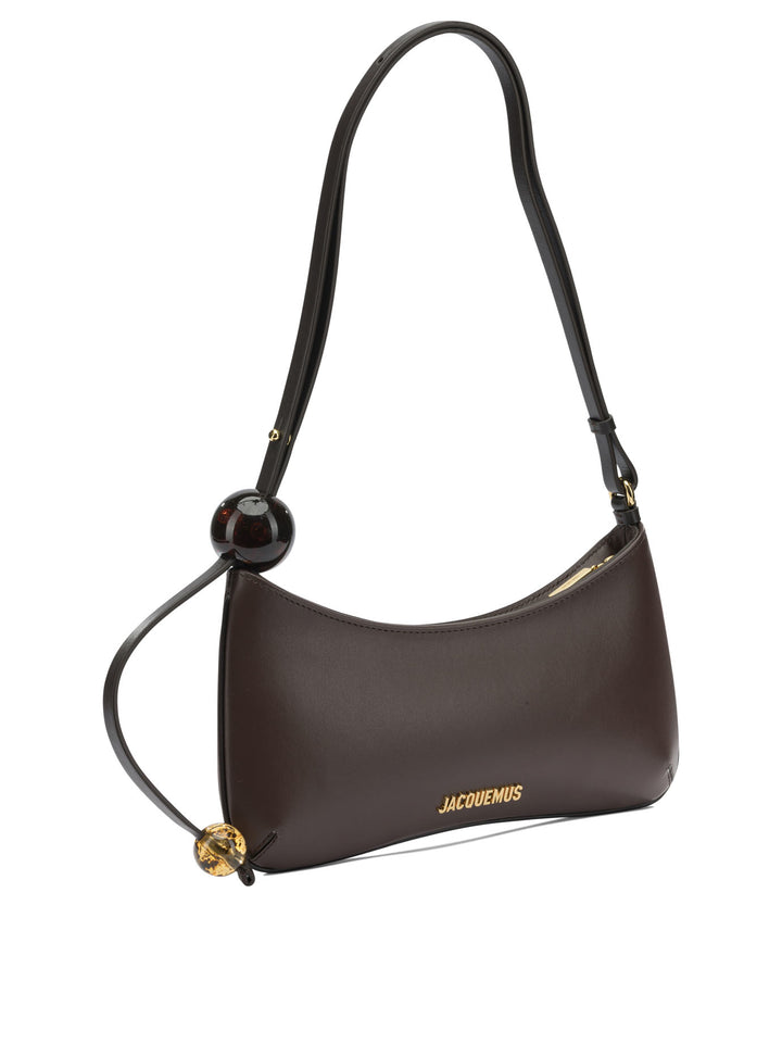 Jacquemus Le Bisou Perle Shoulder Bags - Brown | 6946fa80190fbbdbf051ed68066545bf16e1391e