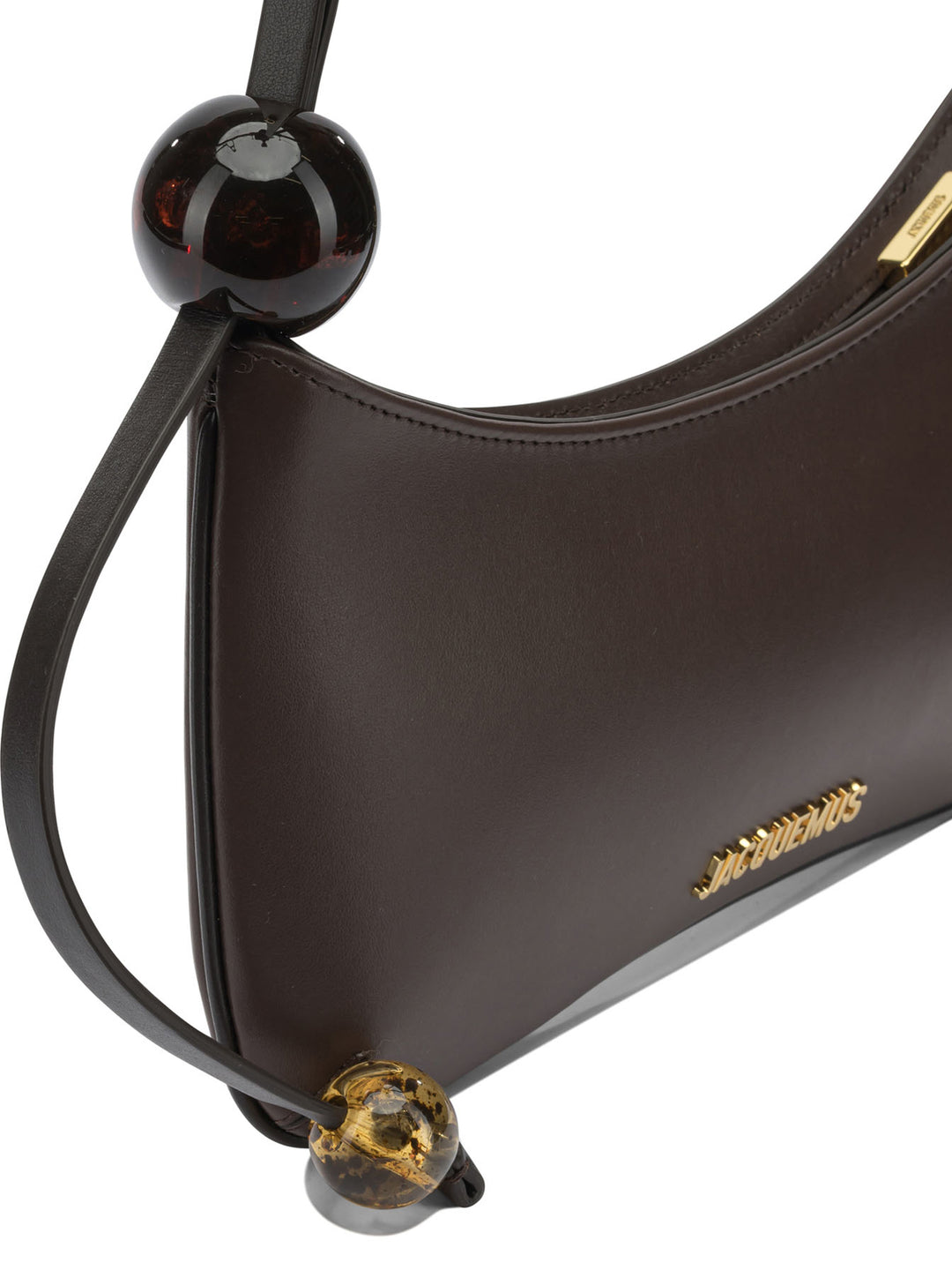 Jacquemus Le Bisou Perle Shoulder Bags - Brown | 2f993c4d5b7850e3d02a91be8a38bc015fe6e7ef