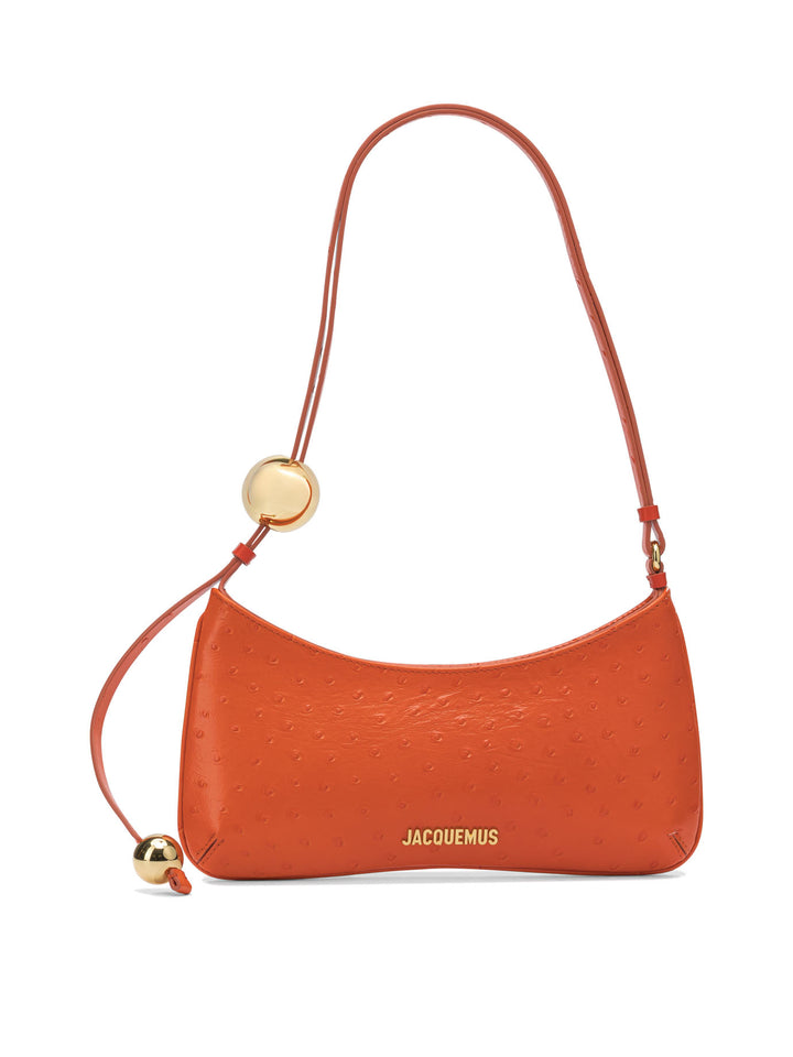 Jacquemus Le Bisou Perle" Small Shoulder Bag Shoulder Bags - Orange | 8ea65450eb60171103503b6ca67a7e77682e7cea