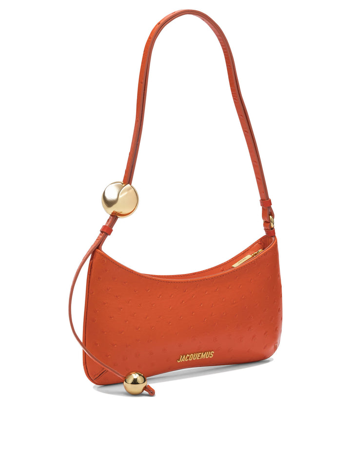 Jacquemus Le Bisou Perle" Small Shoulder Bag Shoulder Bags - Orange | 6aedf837f84079f369e4070f7f389b510754fb5a