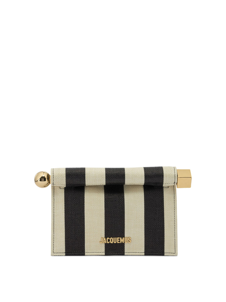 Jacquemus Rond Carré Clutches - Black | 182fe1742785f43be3ce8e96601a5a3b9d12cf99