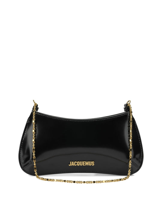 Le Petit Bisou Chaine Shoulder Bags Black