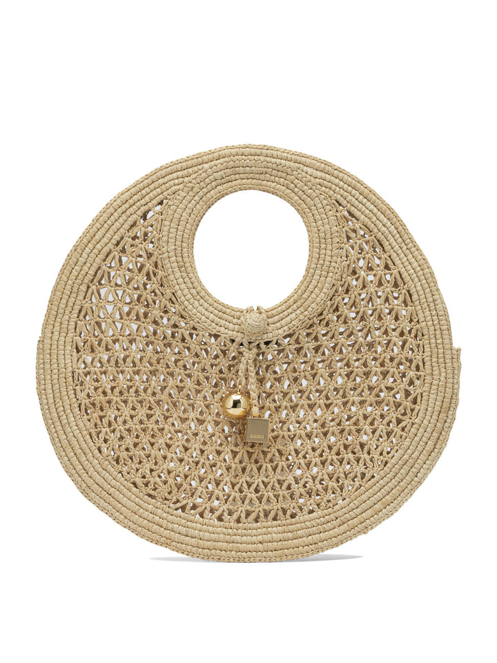 Jacquemus Le Petite Rond Beach Handbags - Beige | 4dcc7a88b67c2e2929cb1d327680ae48bb98becf