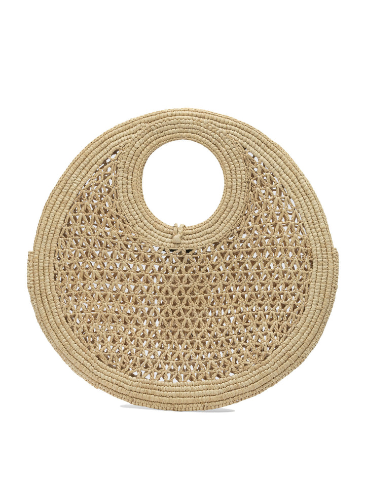 Jacquemus Le Petite Rond Beach Handbags - Beige | 0074e2aa609a05bb50745dc2f908eac0a597f416