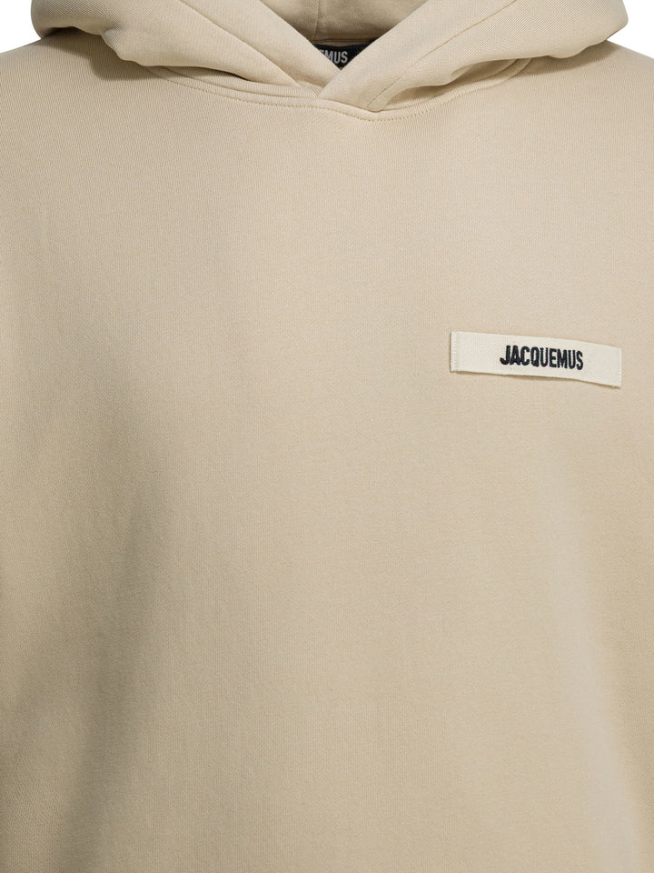 Jacquemus Gros Grain Sweatshirts - Beige | baef7ed67096c00cf3fa8896a34ad59897550572