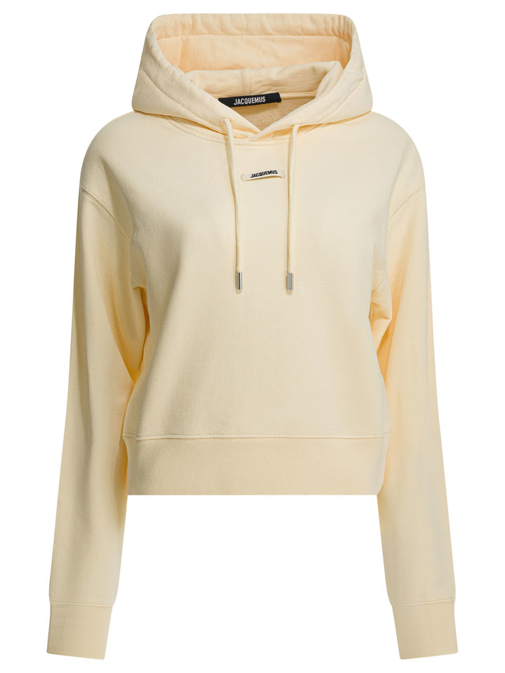Jacquemus Gros Grain Sweatshirts - Beige | ad048ed5739fa93b0ada301a6316a583a5f6dcbb