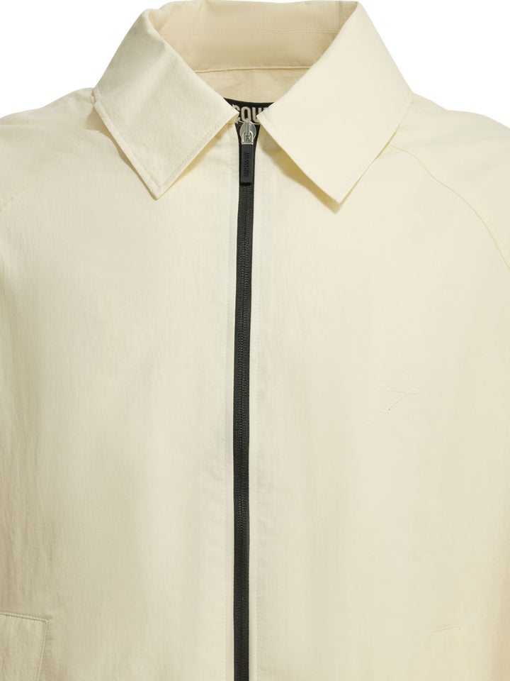 Jacquemus Le Coupe-Vent Jackets and Coats - White | d349c12a58cf233bc6e1a6c0f9c9d4da62c4dbbf