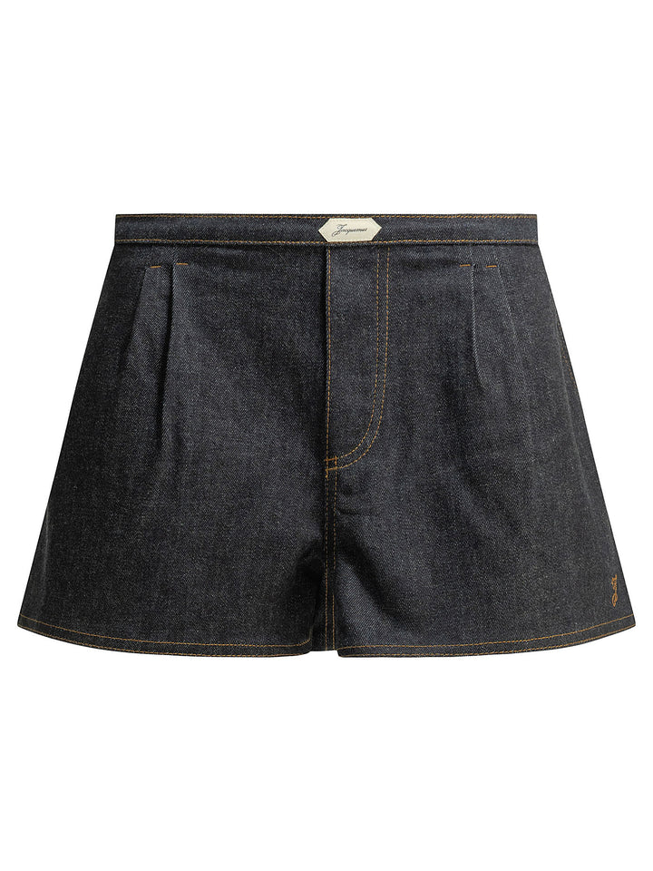 Jacquemus Amelo De-Nîmes Shorts - Blue | ddf182d896e721284736ea6ea452ea92512b35a1