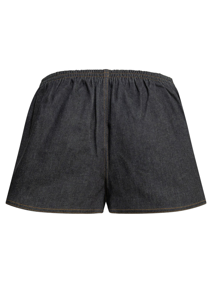Jacquemus Amelo De-Nîmes Shorts - Blue | 5f86389b86685d8280999c3cb502dd796473d91d