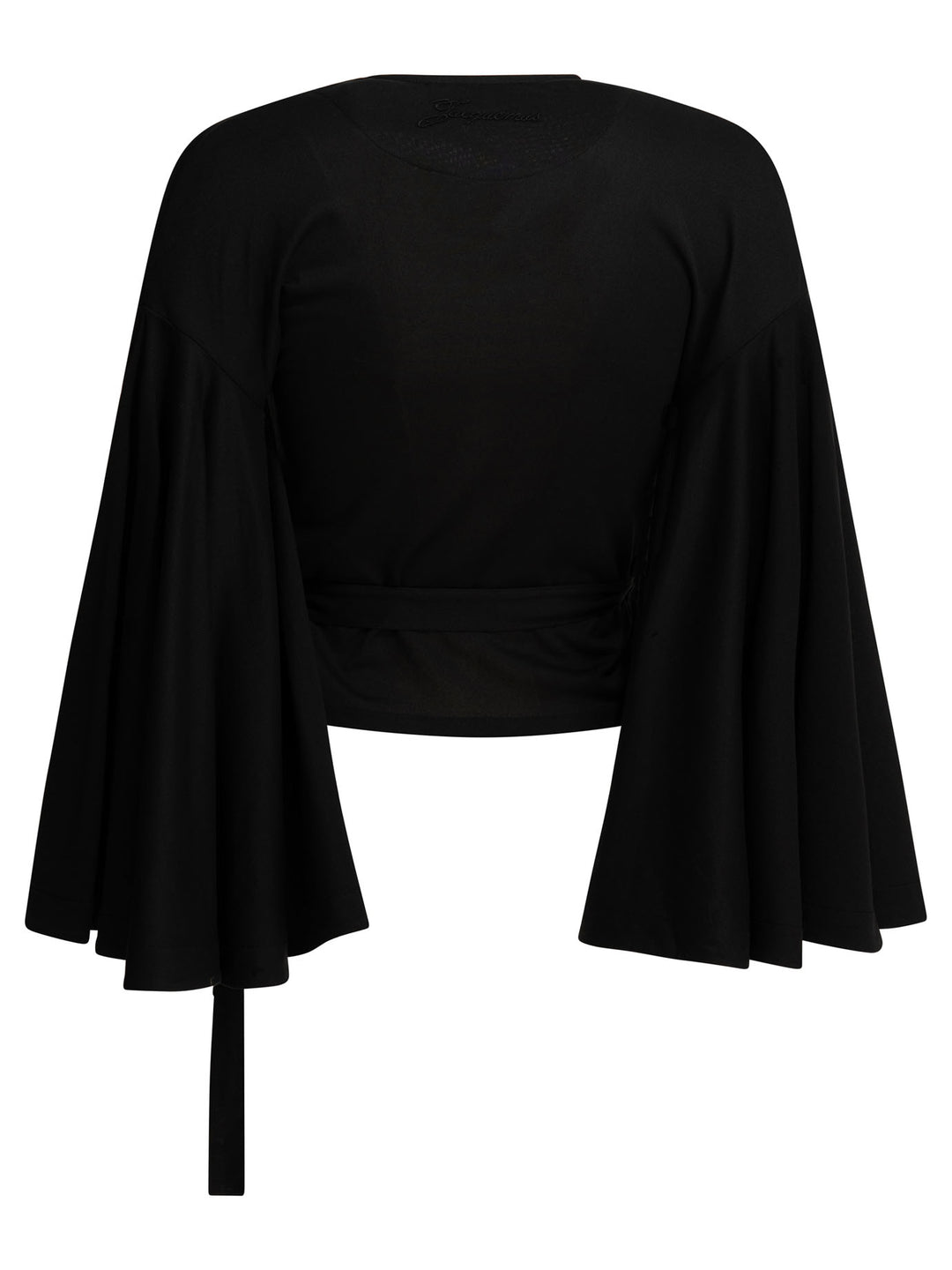 Jacquemus Casual Wrap-Around Top Tops - Black | f33a3deac81b6c5056303556c7229a8728f991dc