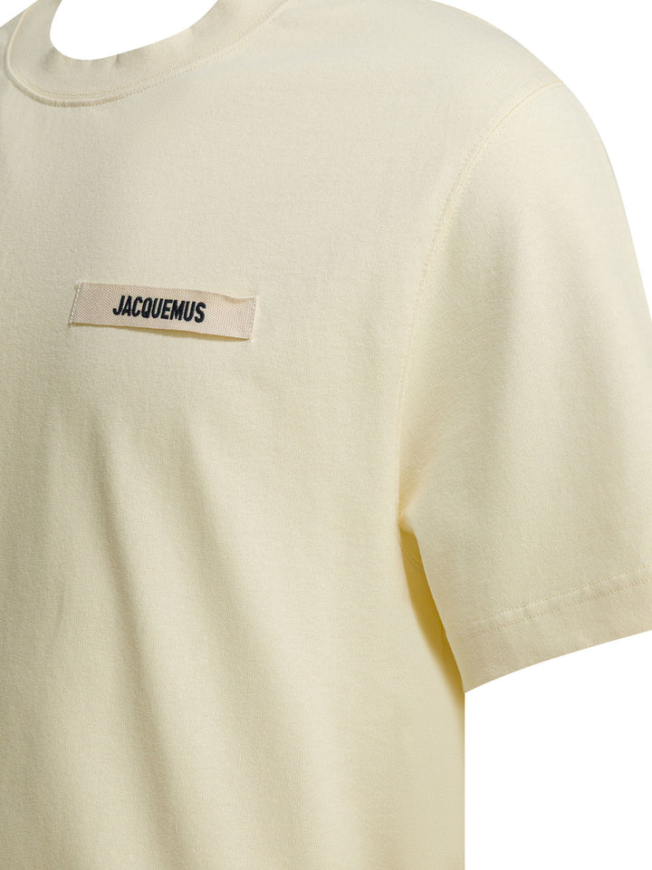 Jacquemus Gros Grain T-shirts - Beige | 3af5cf53502c734e52735133bcb1a3ed75b4935f