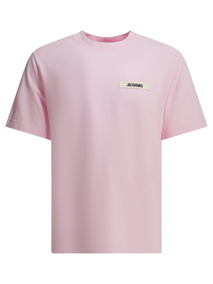 Jacquemus Gros Grain T-shirts - Pink | 081068221f5e17b746d0ddd753739eb880d432cc