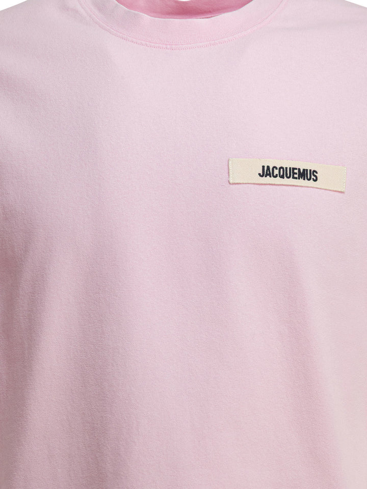 Jacquemus Gros Grain T-shirts - Pink | 7a11383bec1eea4f8cce1ed7223eeec3dff7c6c4