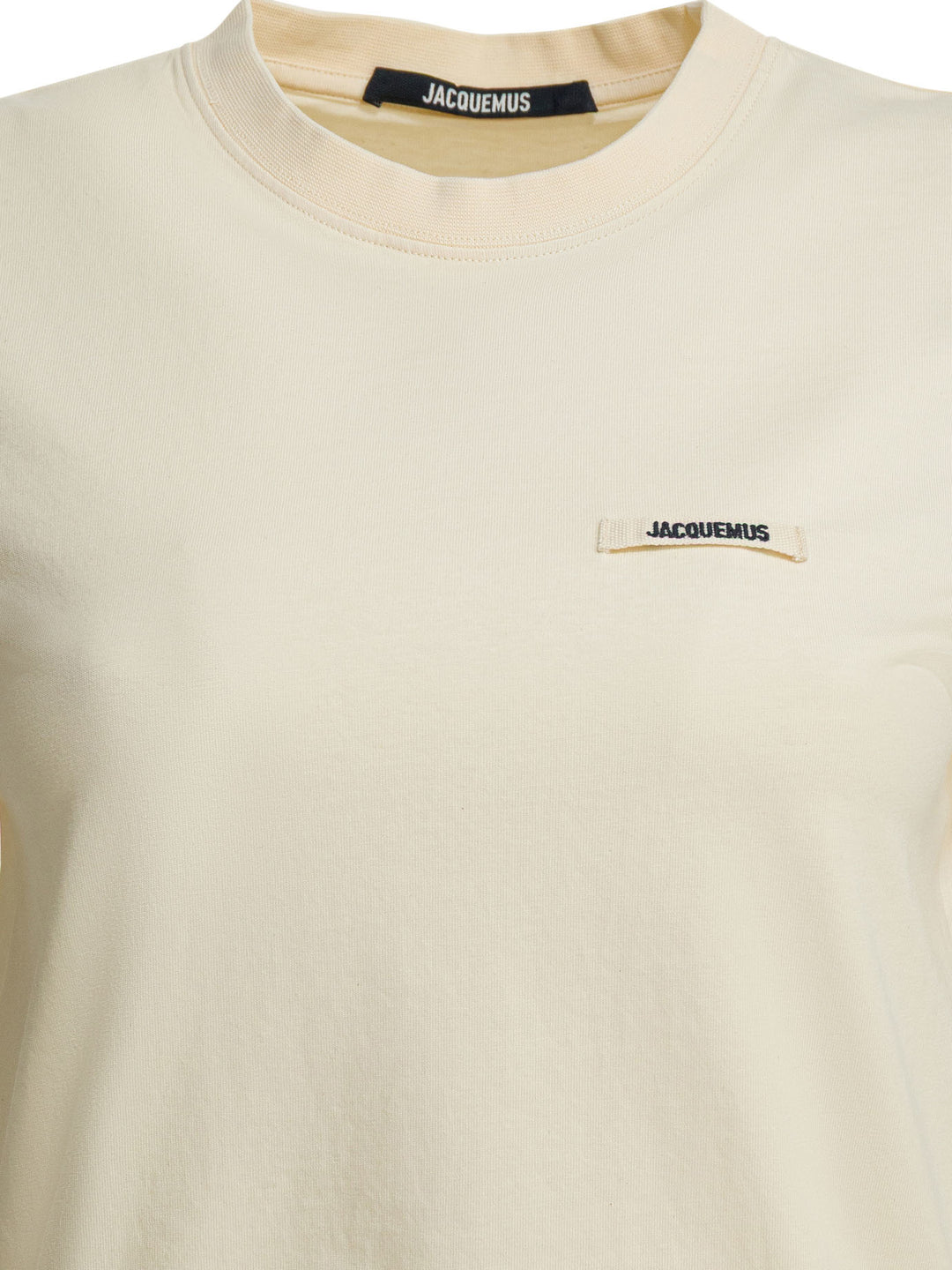 Jacquemus Gros Grain T-shirts - Beige | 976efd815aa818bcea718edb23930c083dae28f4