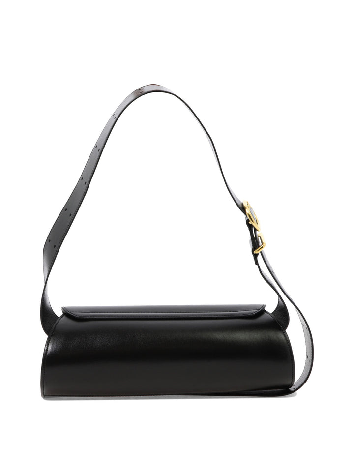 Jil Sander Cannolo Shoulder Bags - Black | fbcf3e2ada6edf16cab372eab5ce8515b484d576