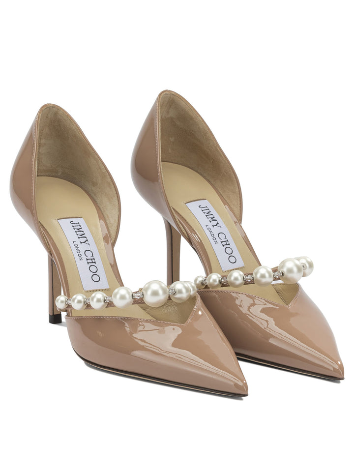 Jimmy Choo Aurelie 85mm Heeled shoes - Pink | d5a7d6e74a22246fd42c658be0e3da3d36d41688