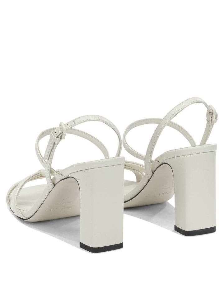 Jimmy Choo Elsy 85mm Sandals - White | d987042dbb604f9c564f4bf7eccfa1a2ec20bef6