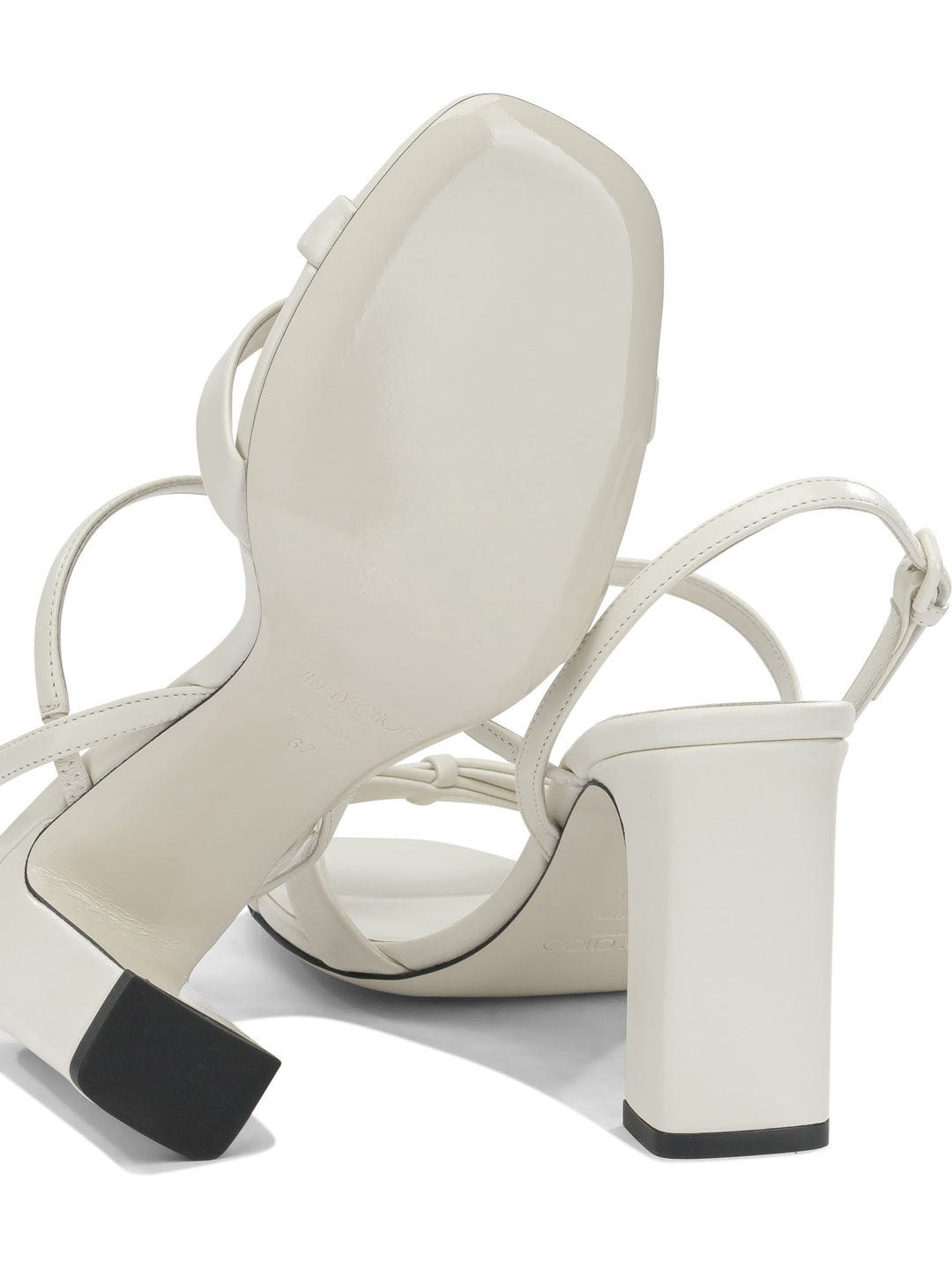 Jimmy Choo Elsy 85mm Sandals - White | e9f742c5e81aa512e9b14f78904b7dd287fd105b