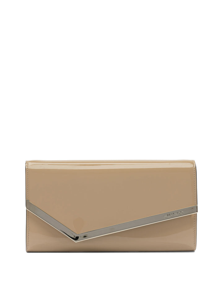Jimmy Choo Emmie Clutches - Gold | 878038b2b9641e69f5b72c4d4d8a4995bc9f554b