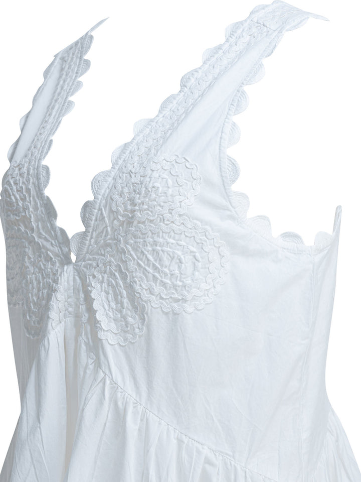 Juliet Dunn Short A-Line Dress Dresses - White | 6916bb7ddbf46430a2493754c624fce345202f94