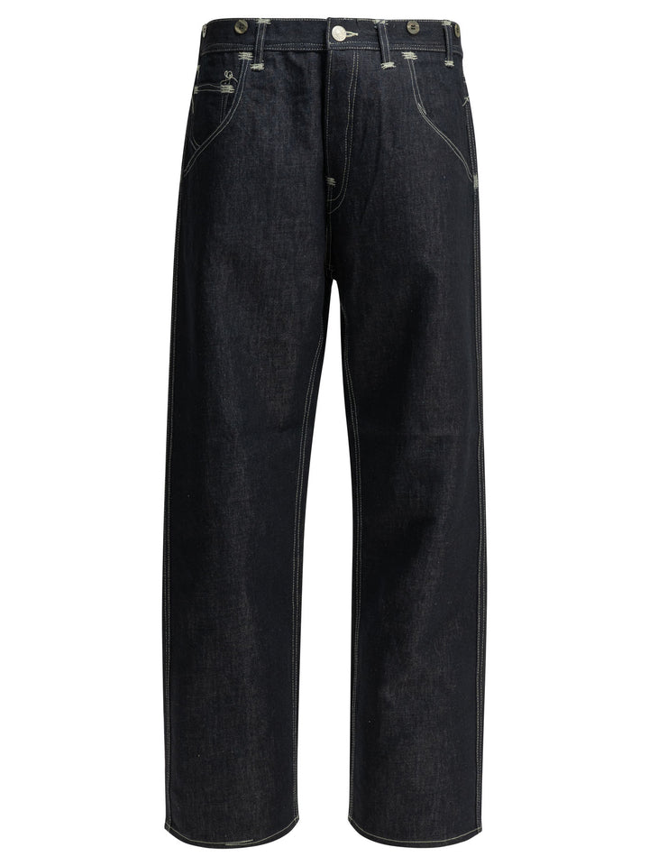 Junya Watanabe Man Junya Watanabe Man X Levi's® 5-Pocket Workwear  Wide Leg Jeans - Blue | 764aaebefe50a276b60f4a8a8d60bb737c03d5d9